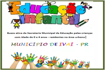 CRONOGRAMA DE PRÉ INSCRIÇÃO PARA CRECHE