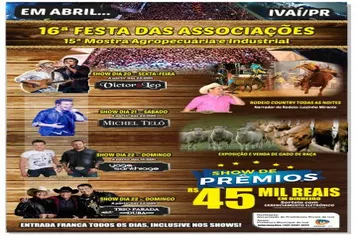 ESTÁ CHEGANDO | 16ª FESTA DAS ASSOCIAÇÕES