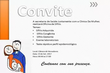 SAÚDE PROMOVE A OFICINA DE SÍFILIS