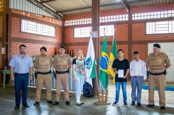 Solenidade de entrega do CDI e Juramento a Bandeira