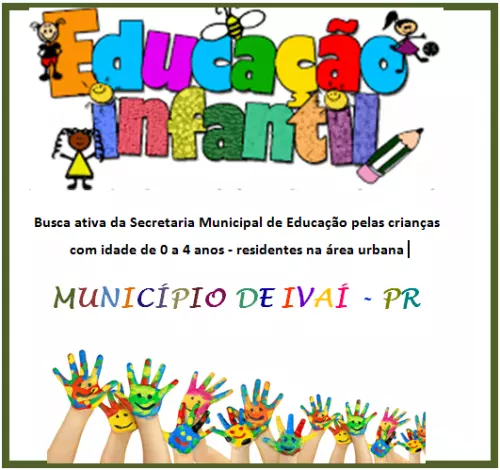 CRONOGRAMA DE PRÉ INSCRIÇÃO PARA CRECHE