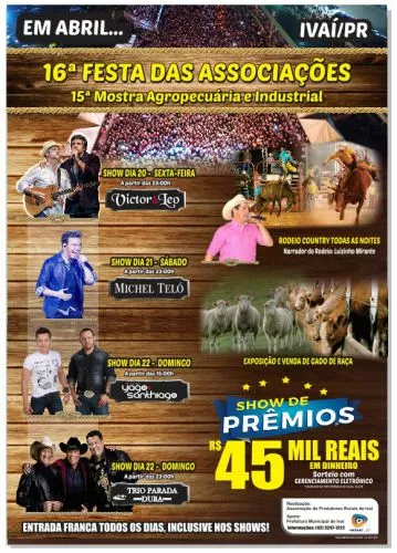 ESTÁ CHEGANDO | 16ª FESTA DAS ASSOCIAÇÕES