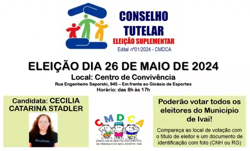 ELEIÇÃO SUPLEMENTAR PARA O CONSELHO TUTELAR
