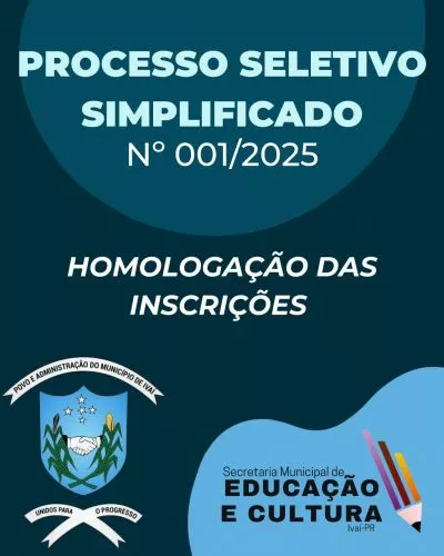 HOMOLOGAÇÃO PSS 001/2025