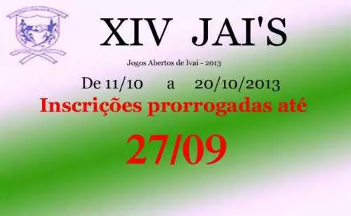 Inscri?es do JAI
